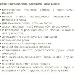 Прогулочная коляска Chipolino Passo Doble - фото 9