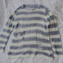 Striped Distressed Knit - фото 2