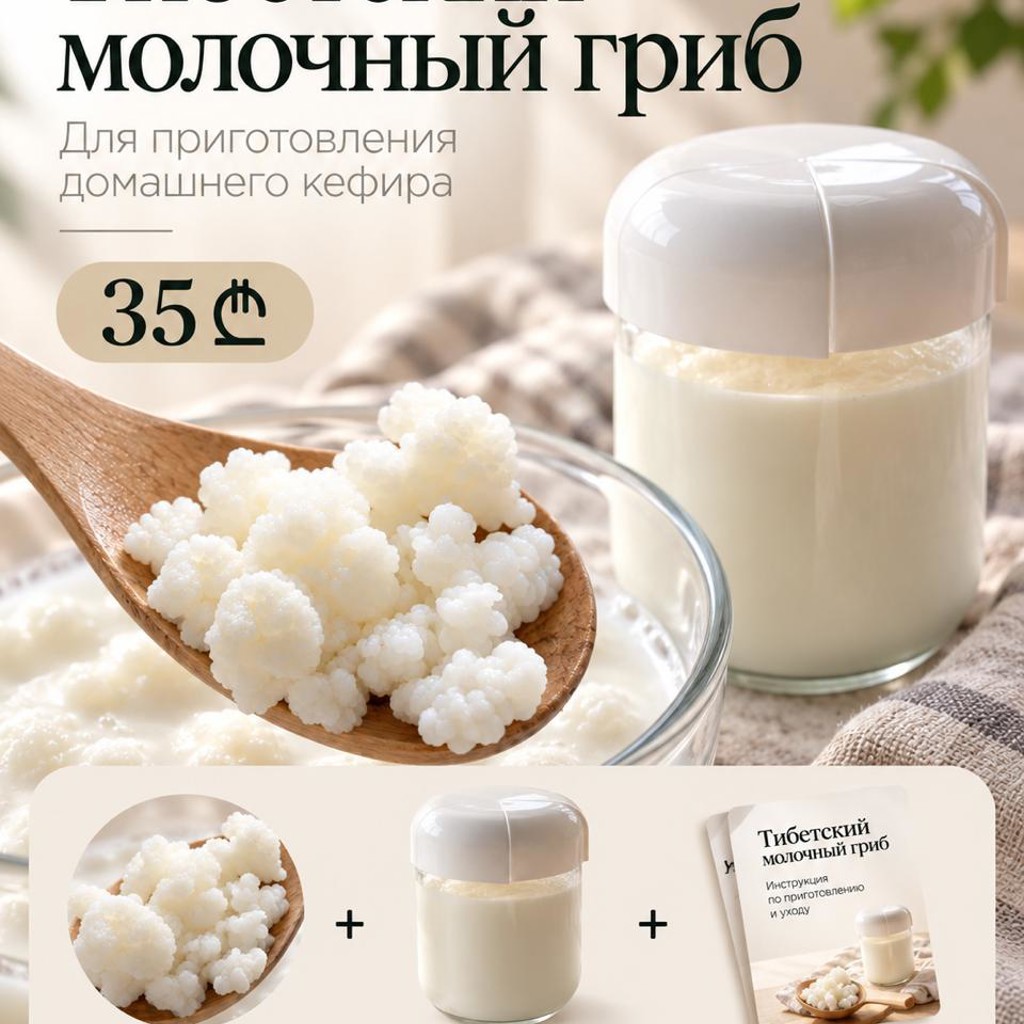 Тибетский молочный гриб