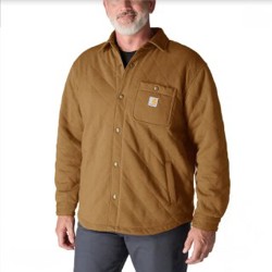 Стеганая куртка рубашка Carhartt - фото 2