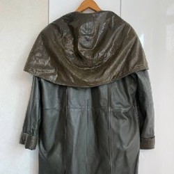 Винтажная кожаная куртка-косуха - фото 3