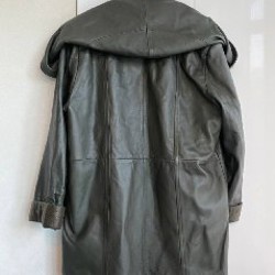 Винтажная кожаная куртка-косуха - фото 4