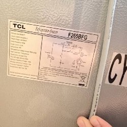Холодильник TCL F265BFG Grey - фото 5