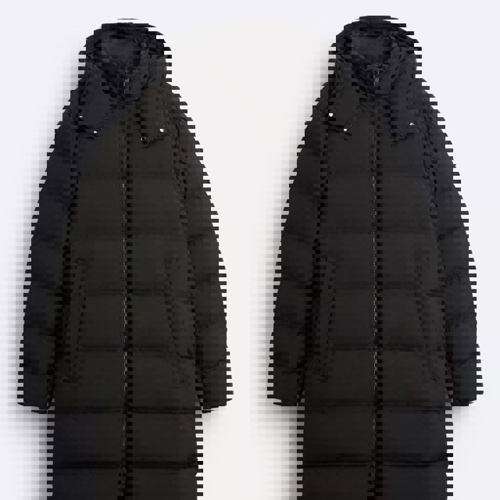 Мужской удлиненный пуховик