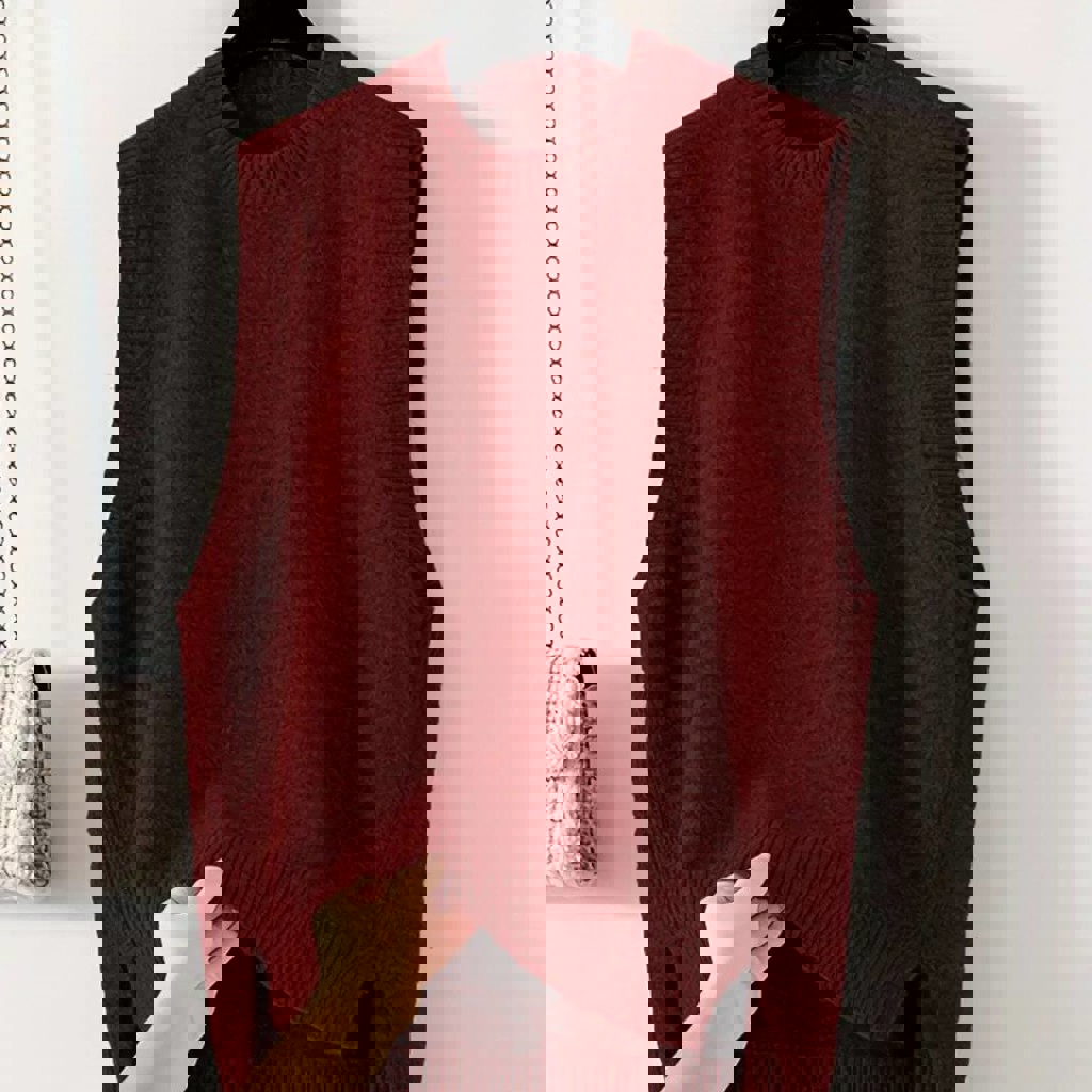 Женский трикотажный жилет