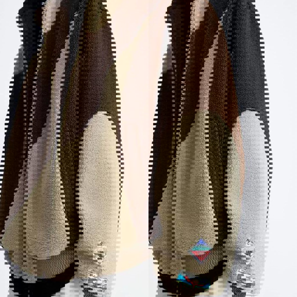 Куртка Zara Teddy Fleece XL