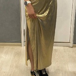 Золотистая юбка - фото 5