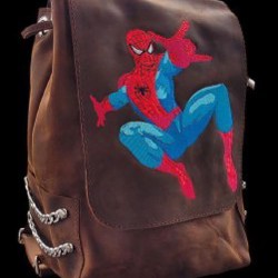 Рюкзак кожаный 'crazy hours' - фото 2