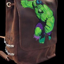 Рюкзак кожаный 'crazy hours' - фото 3