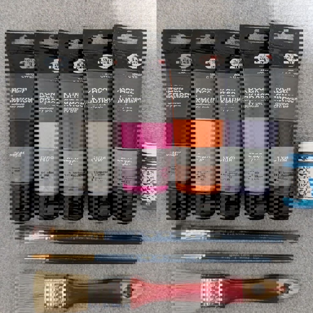 Краски акриловые