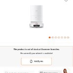 Робот пылесос Xiaomi Robot Vacuum X10 Plus White - фото 3