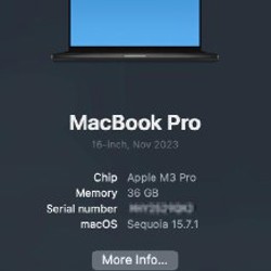 Macbook Pro 16' M3 Pro - фото 2