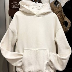 Худи молочно-белого цвета - фото 2