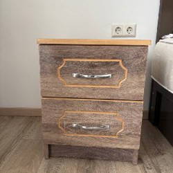 Тумбочка темно-коричневая - фото 2