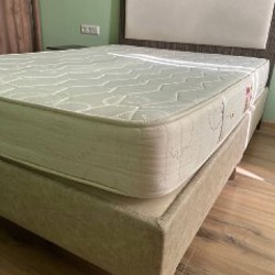 Двуспальная кровать с матрасом - фото 4