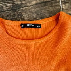 Оранжевое платье - фото 2