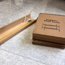 Деревянная навесная полка - фото 1