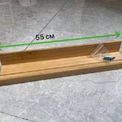 Деревянная навесная полка - фото 8