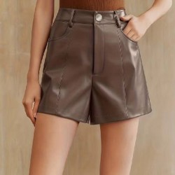 Шорты кожзам - фото 2