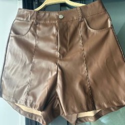 Шорты кожзам - фото 6