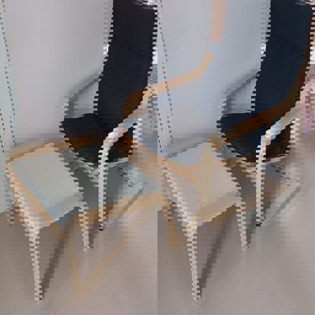 Кресло с подставкой для ног