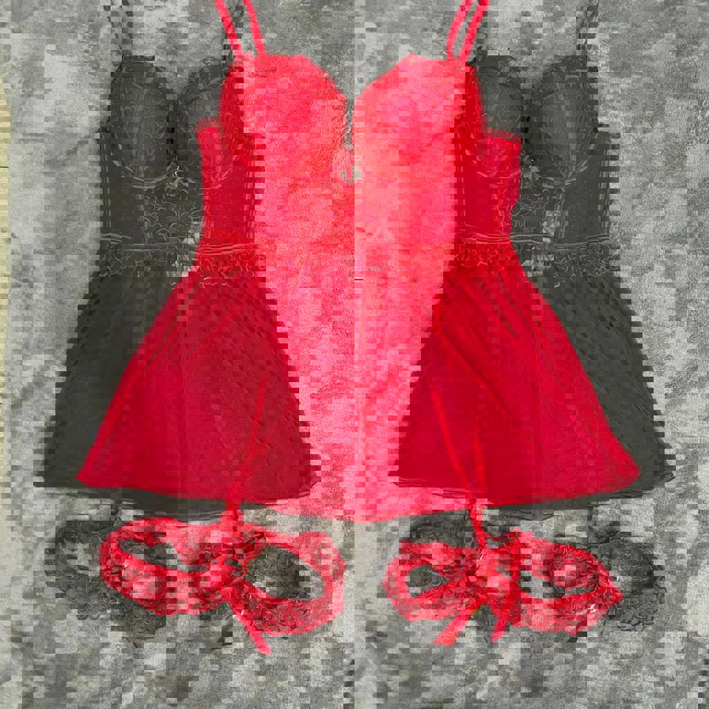 Пеньюар/танга/ночнушка