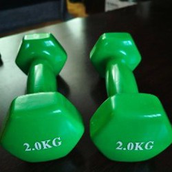 Гантели прорезиненные стальные - фото 4