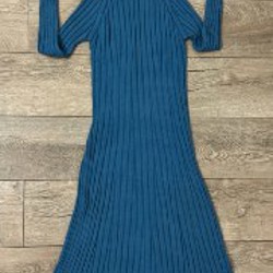 Платье в рубчик - фото 2