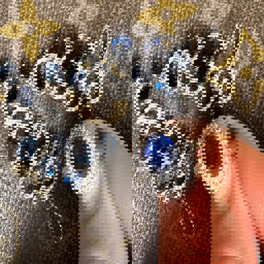 Набор серьги и кольцо