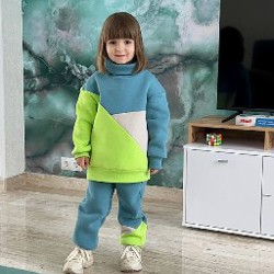 Костюм с начесом и воротом - фото 5