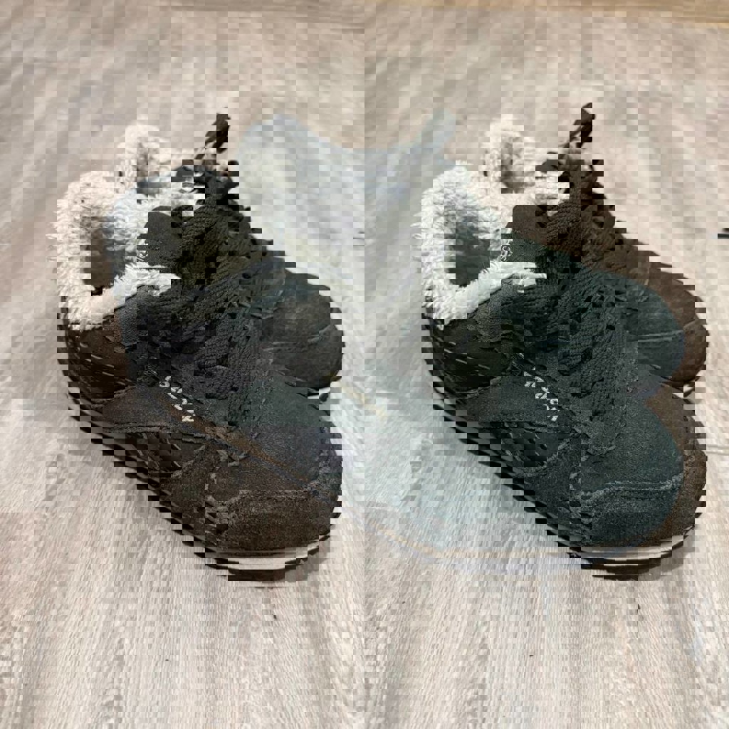 Зимние кожаные ботинки ECCO