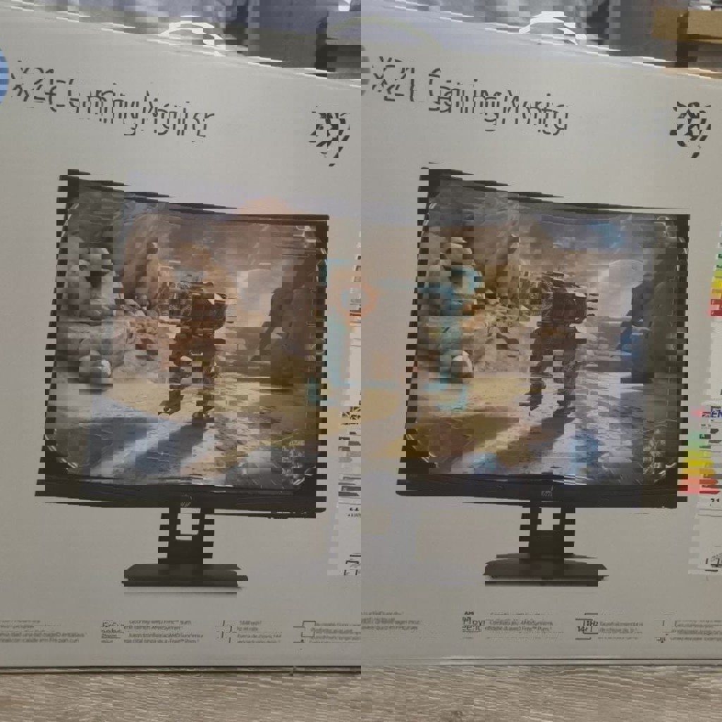 Игровой изогнутый монитор HP X24c