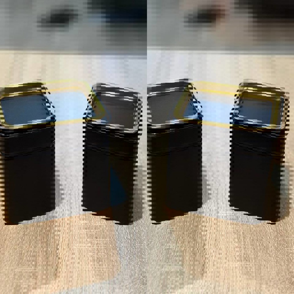 Контейнер металлический чёрный IKEA