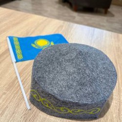 Тюбетейка с флажком Казахстана - фото 2