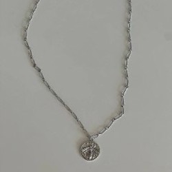 Цепь с медальоном с изображением осы - фото 2