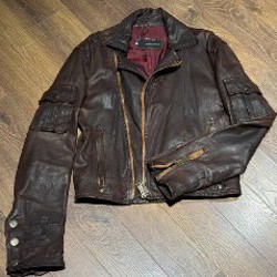 Кожаная куртка ZARA - фото 1