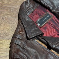 Кожаная куртка ZARA - фото 2