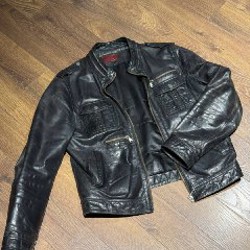 Кожаная куртка ZARA - фото 3