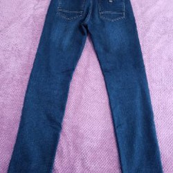 Джинсы мужские синие утеплённые - фото 6