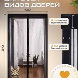 Москитная сетка с магнитным замком - фото 1