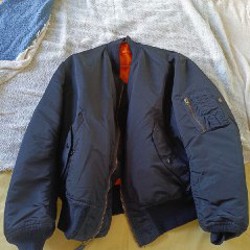 Винтажный бомбер Alpha Industries MA-1 - фото 10