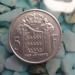 Монета: серебряные 5 монегасских франков «Ренье III» (1966) - фото 7