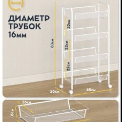Этажерка белая (комплект) - фото 2