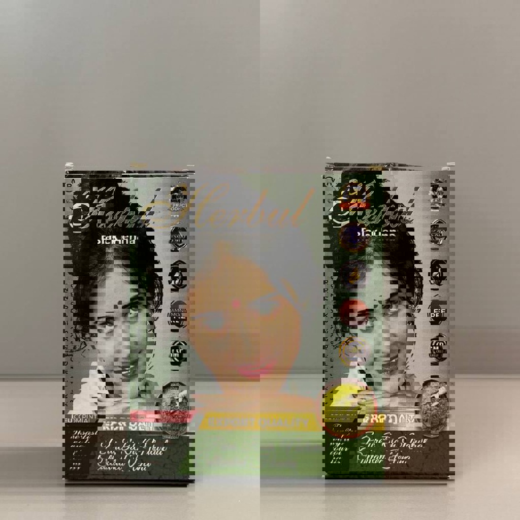 Индийская хна черного цвета