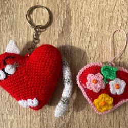 Вязаные брелочки - фото 6