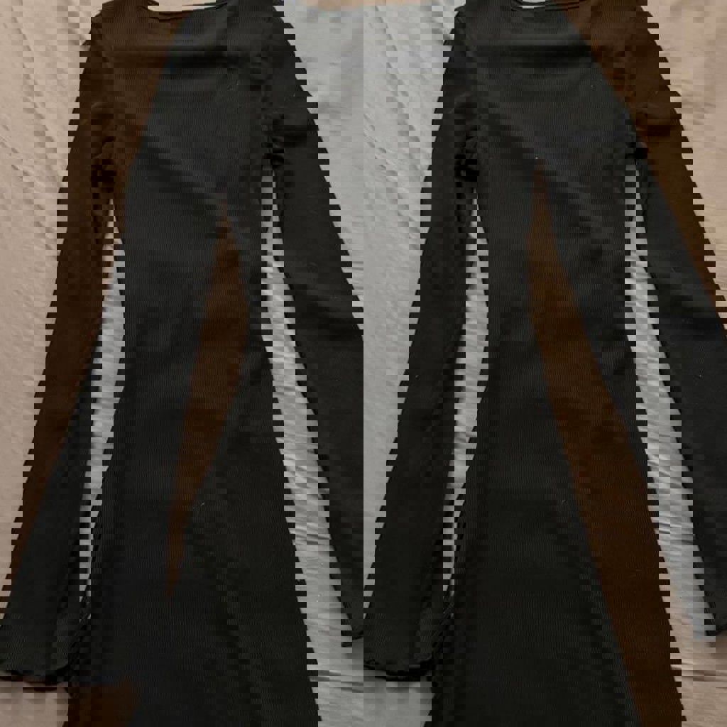 Черное платье мини