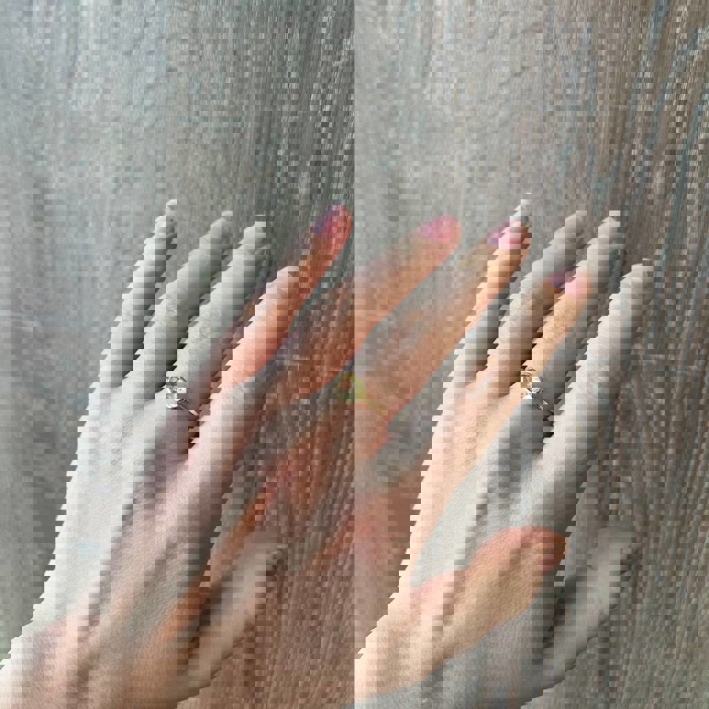 Кольцо с цитрином