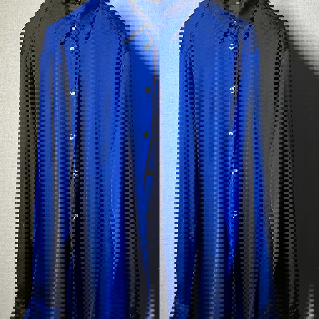 Атласная рубашка