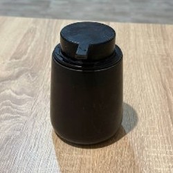 Декоративная стеклянная бутылка - фото 3