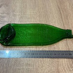 Декоративная стеклянная бутылка - фото 7